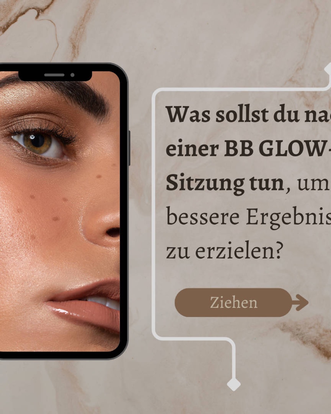 Kosmetik — strahlende, gepflegte Haut